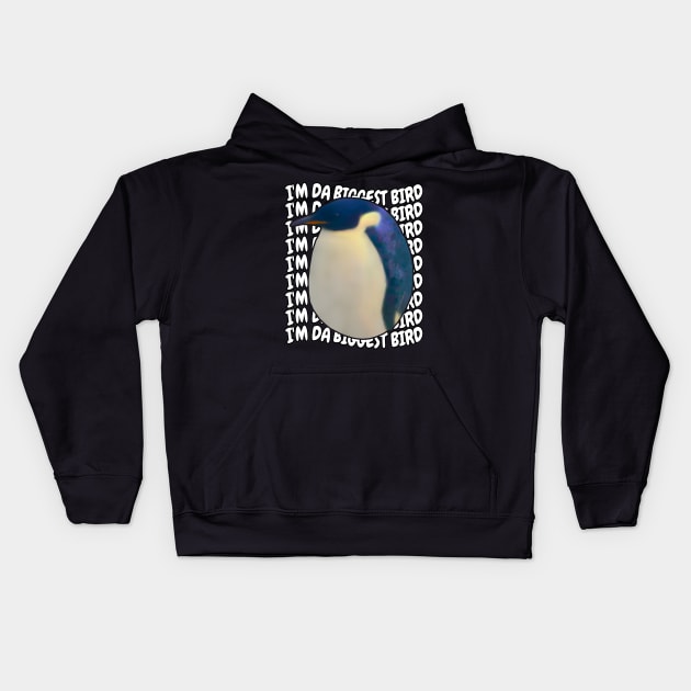 I'm Da Biggest Bird Kids Hoodie by Lean Mean Meme Machine